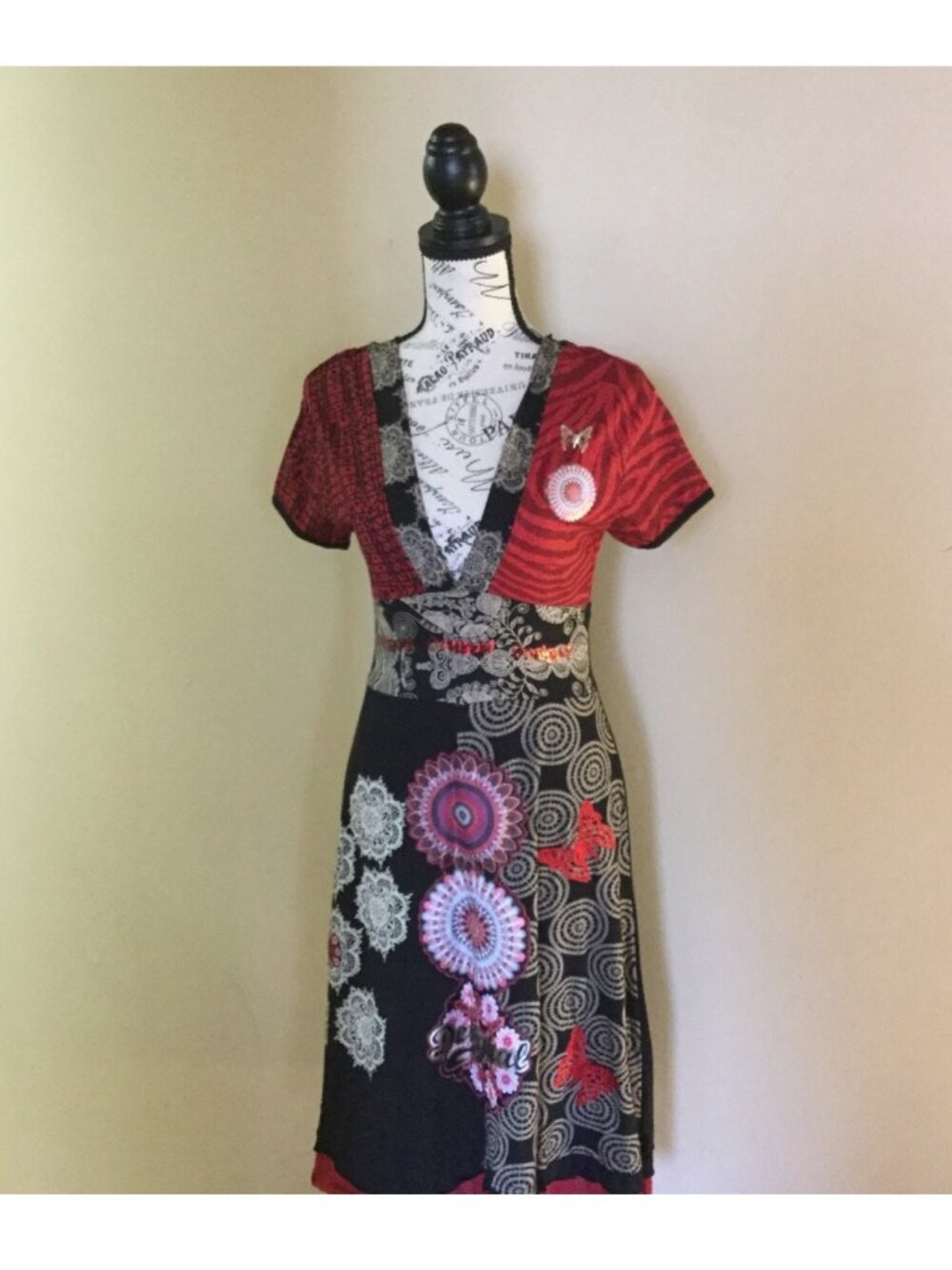 Desigual Abstract Black/Red